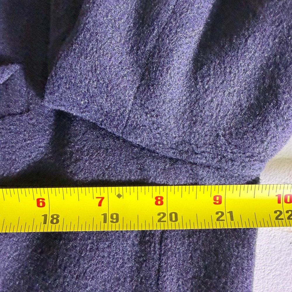 VTG 100% Cashmere Navy Blue Blazer USA Made Classic Tailored Sport Coat 44R - Picture 10 of 14